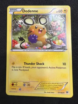 Dedenne 57/162 Uncommon BREAKthrough Pokemon 2015 - Image 1