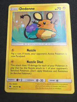 Dedenne 84/214 Common Lost Thunder Pokemon 2018 - Image 1