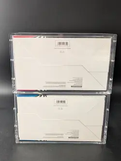 2x Pokemon Black Bolt White Flare Sealed Booster Bundle Display Case W/Acrylic - Image 2