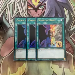 MAMA-EN078 x3 Change of Heart Ultra Rare Excellent Condition Yugioh - Image 1