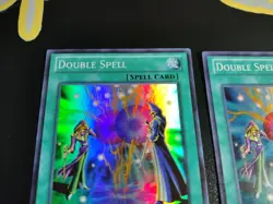 Double Spell x2 - LCYW-EN065 Yugioh! Played/ Moderate Play 1st Edition TCG - Image 4