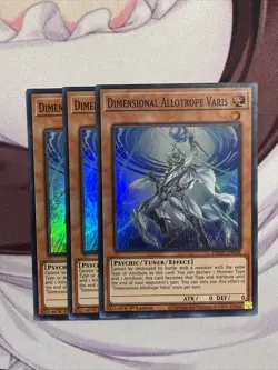 Yugioh x3 Dimensional Allotrope Varis PHHY-EN028 Super Rare 1st Edition NM - Image 1