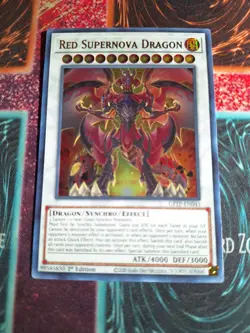 Yu-Gi-Oh! Red Supernova Dragon GFTP-EN045 Ultra Rare 1st Edition Near Mint - Image 1