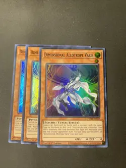 YUGIOH! PHHY-EN028 3x Dimensional Allotrope Varis SUPER 1st ED Yu-Gi-Oh! x3 FAST - Image 1