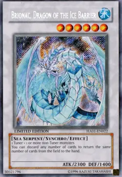 YU-GI-OH! "Brionac, Dragon of the Ice Barrier" HA01-EN022 LIMITED EDITION! - Image 1