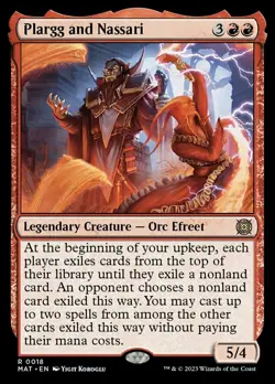 Near Mint, English - 4 x MTG Plargg and Nassari March of the Machine: The Afterm - Image 1