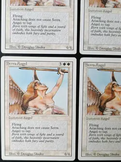 MTG | 4 x Serra Angel | Revised Edition | Magic The Gathering | Playset | - Image 4