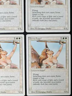 MTG | 4 x Serra Angel | Revised Edition | Magic The Gathering | Playset | - Image 5