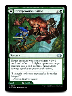Bridgeworks Battle - Modern Horizons 3 (MH3) MTG Magic NM/M 🌳 - Image 1