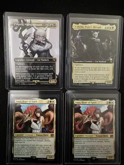 Y'shtola, Night's Blessed Borderless Commander Final Fantasy NF Bord + Yuna LOT - Image 1