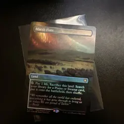 MTG Marsh Flats (0110) (Borderless) Special Guests Foil - Image 1