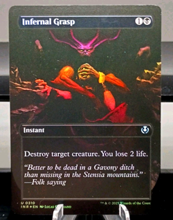Infernal Grasp 0310-Innistrad Remastered- Foil Bordreless-MTG Magic 2025 NM - Image 2