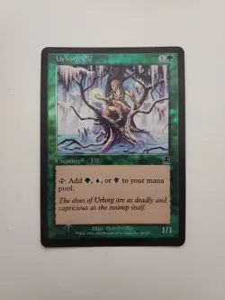 MTG Magic FOIL Urborg Elf Apocalypse LP - Image 1