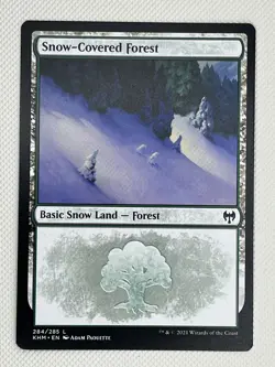 Snow-Covered Forest (284) - Kaldheim - MTG - NM - Regular - Image 1