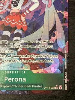 Perona (Alt Art) OP14-033 SR The Azure Sea's Seven ONE PIECE TCG English NM/M - Image 4