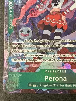 Perona (Alt Art) OP14-033 SR The Azure Sea's Seven ONE PIECE TCG English NM/M - Image 5