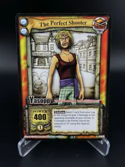 One Piece Quest Begins CCG 2005 Yasopp Perfect Shooter Non-Holo Rare CH015 LP - Image 1