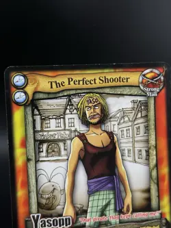 One Piece Quest Begins CCG 2005 Yasopp Perfect Shooter Non-Holo Rare CH015 LP - Image 3