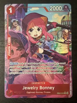 OP15 Jewelry Bonney EB04-002 R* Alt ART Foil Adventure On Kami's Island English - Image 1
