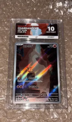 Pokemon Card Ace 10 Charmander 168/165 Art Rare Japanese 151 Gem Mint - Image 2