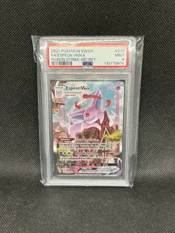 PSA 9 Espeon VMAX 270/264 Alternate Secret Art Fusion Strike - Image 1