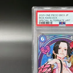 PSA 10 Boa Hancock EB03-026 SP SR Parallel ONE PIECE Card Heroines edition 2025 - Image 3