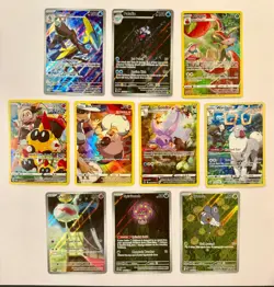 Lot of 10 Pokemon Cards English Sword and Shield S&V Trainer Galleries - Image 1