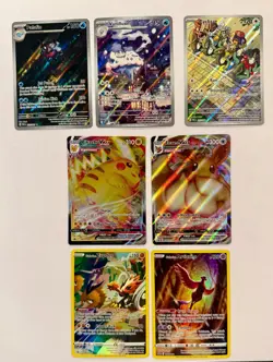 Lot of 7 Pokemon Cards English Mint Pikachu, Eevee, Zapdos - Image 1