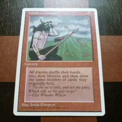 Mtg x2 Winds of Change x2 MP Fourth 4th Edition Magic Cards Rare - Image 2