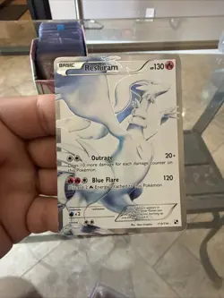 Pokemon TCG Reshiram Black White Holo Full Art Ultra Rare Card 113/114 - Image 1