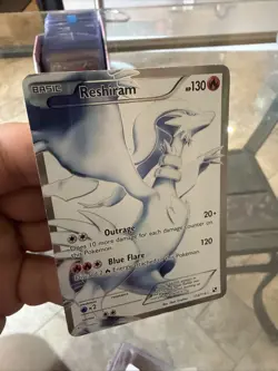 Pokemon TCG Reshiram Black White Holo Full Art Ultra Rare Card 113/114 - Image 3