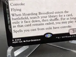 Hoarding Broodlord (Extended Art) March of the Machine Regular - Image 2