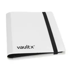 Vault X Standard 4-Pocket Strap Binder White - 160 Cards - New - Image 1