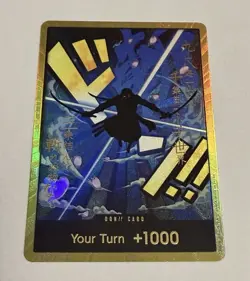 DON!! Card (Zoro) (Gold) - Premium Booster -The Best- (PRB-01) - Image 3