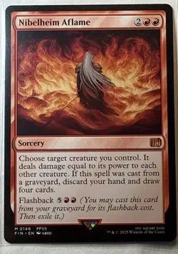 MTG Nibelheim Aflame Final Fantasy M 0146 FFVII Non-foil - Image 1
