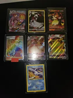 Pokemon Card Holo/VMAX Lot (7 Cards) - Image 1