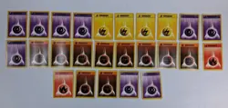 1999 Pokemon Base Set Trainer 65 Cards Energy Cards Lot WOTC Wizards Vintage - Image 3