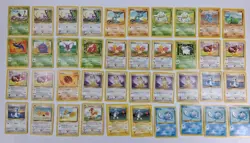 Vintage 1999 Pokemon TCG 108 Card Lot Base Set From Album - Image 3