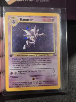 Pokemon TCG Haunter Fossil 1999 Unlimited Holo Rare Card 6/62 - Image 2