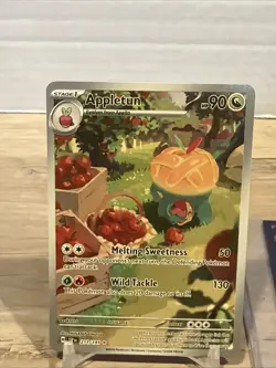 Appletun 211/191 Surging Sparks Pokemon TCG Illustration Card NM - Image 4