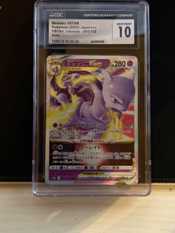 Pokemon TCG Mewtwo VSTAR 051/172 CGC 10 Card - Image 1