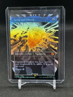 Aettir and Priwen (Borderless) - Final Fantasy - Magic MTG NM - Image 1