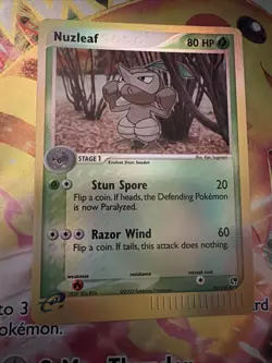 Pokemon Card - Nuzleaf Sandstorm 49/100 Uncommon Reverse Holo - Image 1