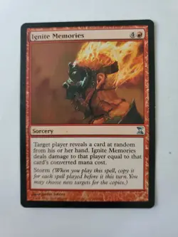MTG Magic The Gathering Card Ignite Memories Sorcery Red Time Spiral - Image 1