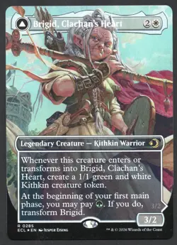 MTG Brigid, Clachan's Heart (Borderless) Lorwyn Eclipsed Foil #285 NM/M - Image 1