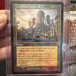 Command Tower mtg promo foil (Strixhaven Art) - Image 1
