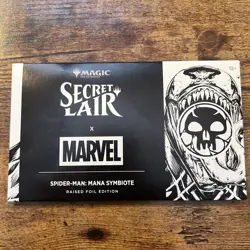 MTG Secret Lair x Marvel's Spider-Man: Mana Symbiote Raised Foil Edition Sealed - Image 1