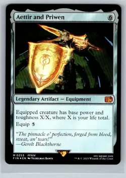 Aettir and Priwen M Foil 0253 Final Fantasy Magic the Gathering MTG - Image 1