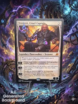 Magic: The Gathering Tezzeret, Cruel Captain 0002 Edge of Eternities Regular - Image 1