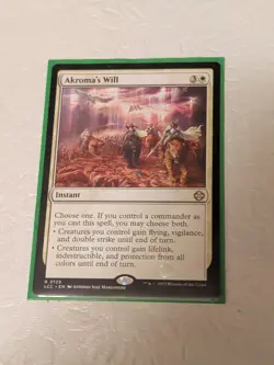 Akroma's Will Commander: the Lost Caverns of Ixalan Regular - Image 1